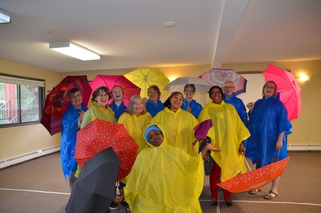 Holyrood women umbrella gig