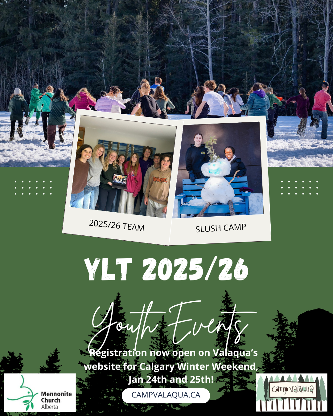 Youth and Young Adult events - Winter 2026
